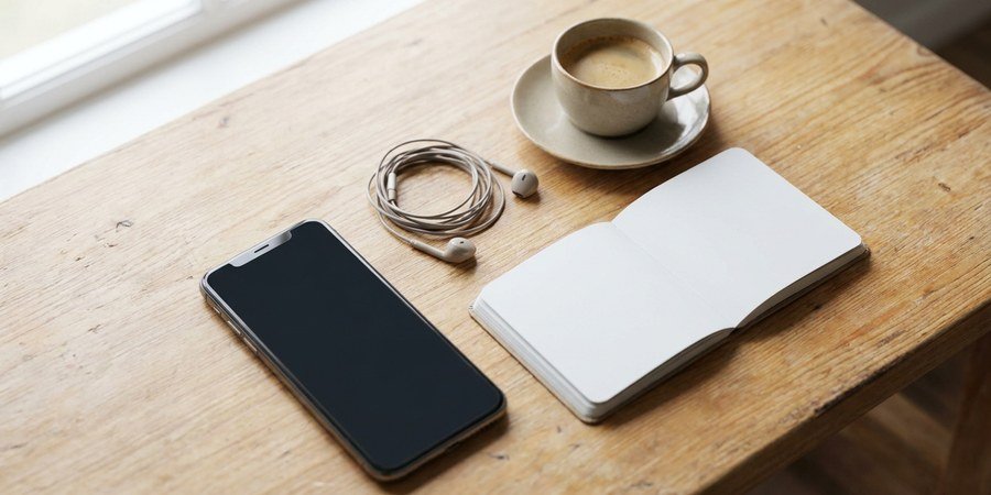 Smartphone, écouteurs et carnet : les outils du quotidien pour apprendre une langue