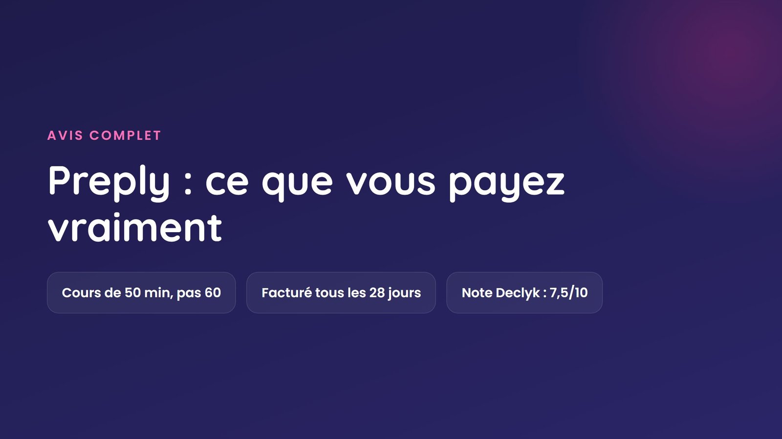Avis Preply : ce que vous payez vraiment — Declyk